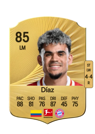 Luis Díaz card