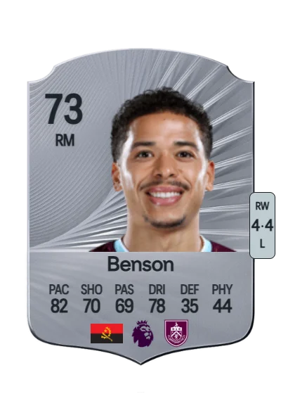 Manuel Benson card