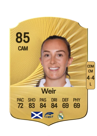 Caroline Weir card