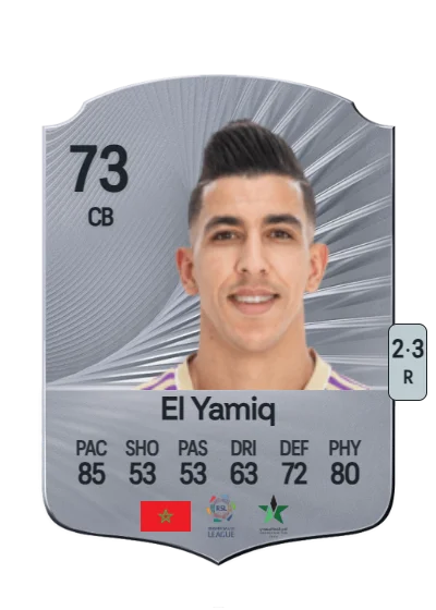 Jawad El Yamiq card