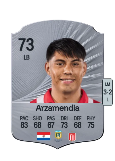 Santiago Arzamendia card