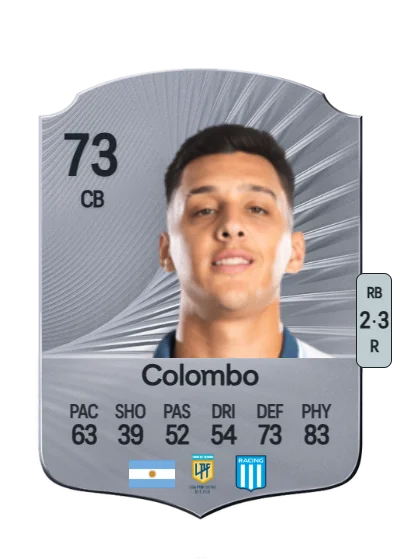 Nazareno Colombo card