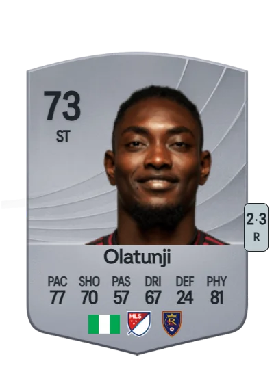 Victor Olatunji card