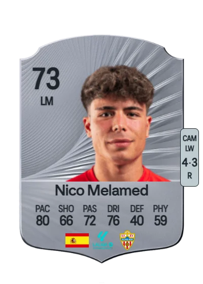 Nicolás Melamed Ribaudo card