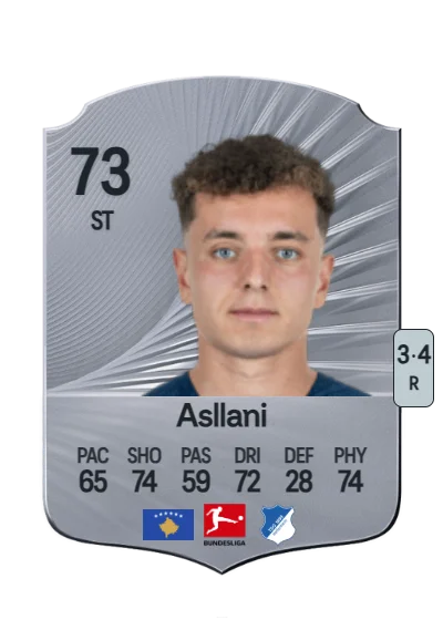 Fisnik Asllani card