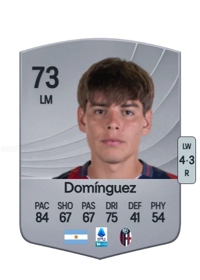 Benjamín Domínguez card