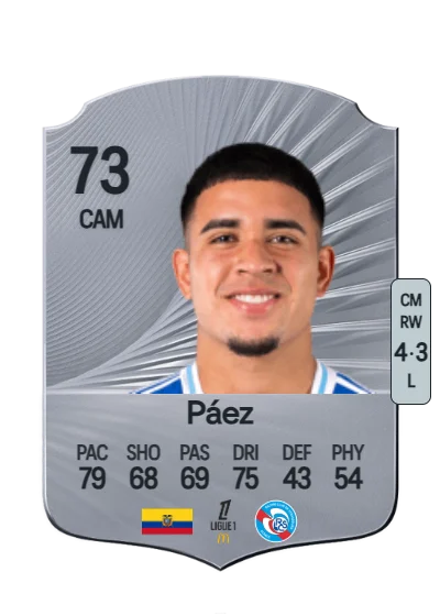 Kendry Páez card