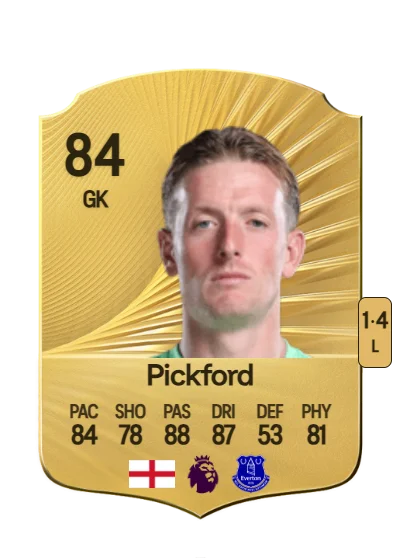 Jordan Pickford card