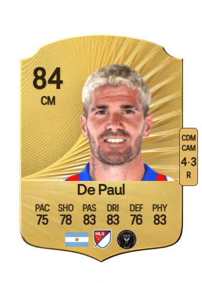 Rodrigo De Paul card