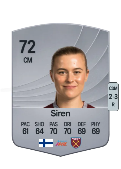 Oona Siren card