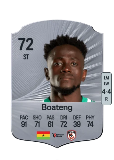 Emmanuel Boateng card