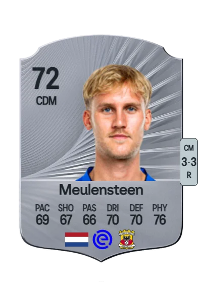 Melle Meulensteen card