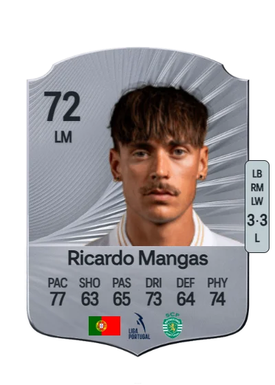 Ricardo Luís Chaby Mangas card