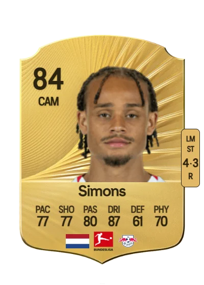Xavi Simons card