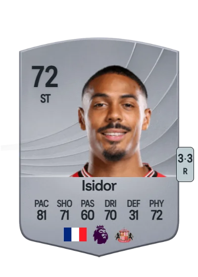 Wilson Isidor card