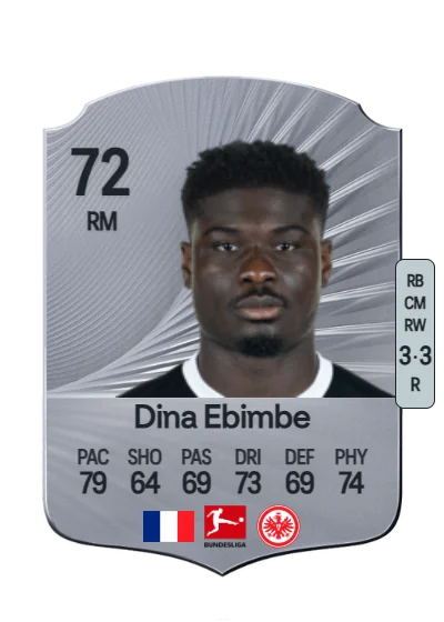 Junior Dina Ebimbe card
