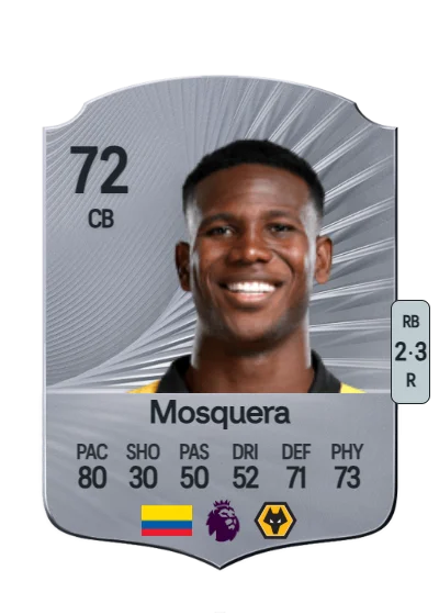 Yerson Mosquera card