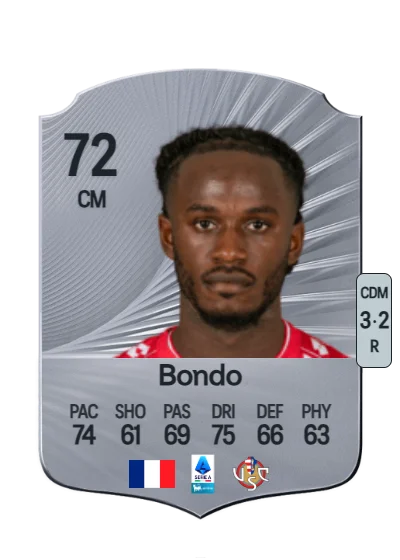 Warren Bondo card