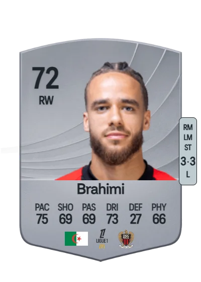 Billal Brahimi card