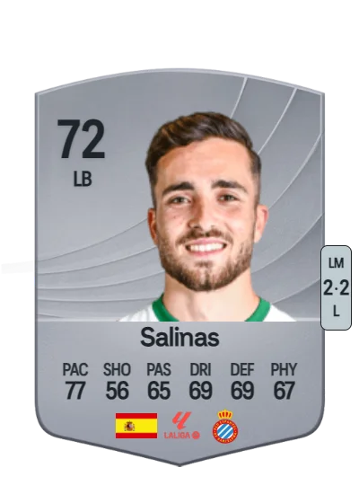 José Salinas Morán card