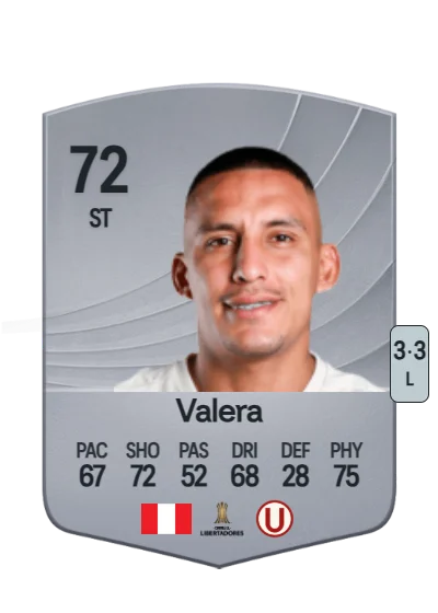 Alex Valera card