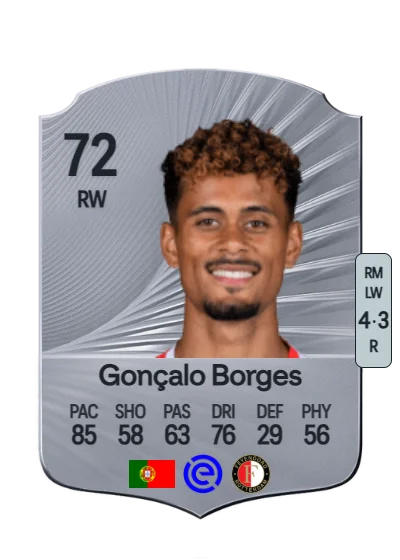 Gonçalo Oscar Albuquerque Borges card