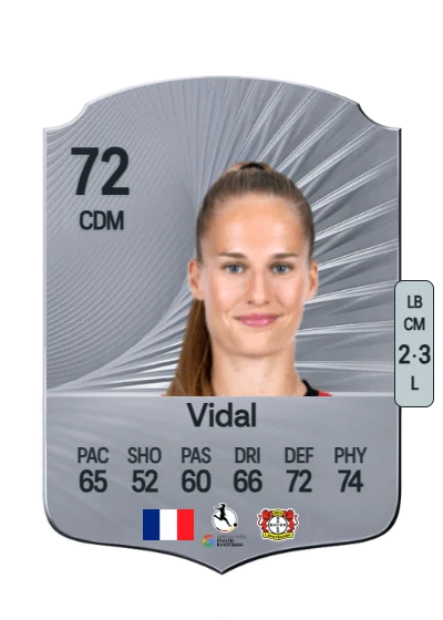 Juliette Vidal card