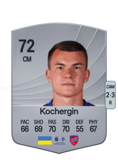 Vladyslav Kochergin card