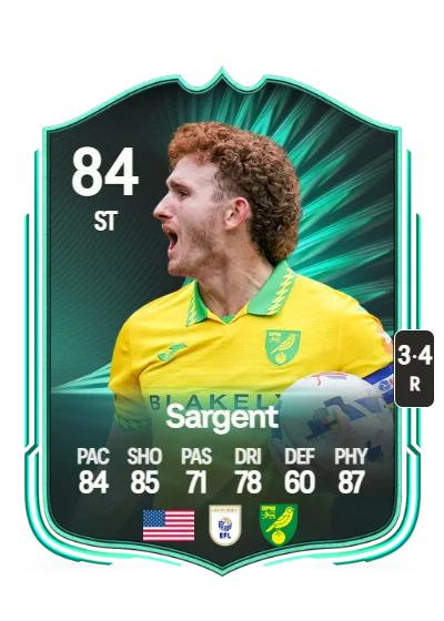 Josh Sargent card