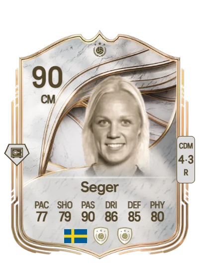 Caroline Seger card