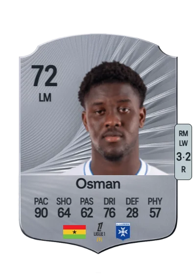 Ibrahim Osman card