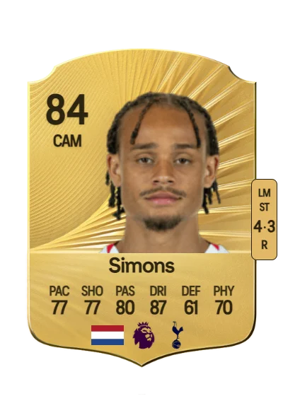 Xavi Simons card