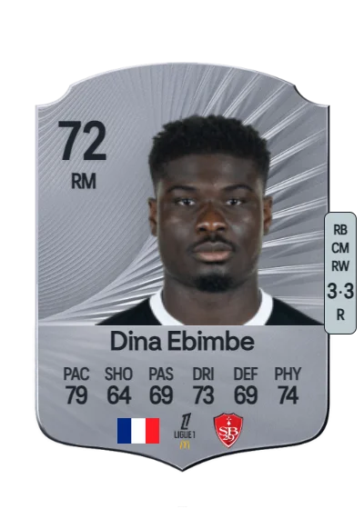 Junior Dina Ebimbe card