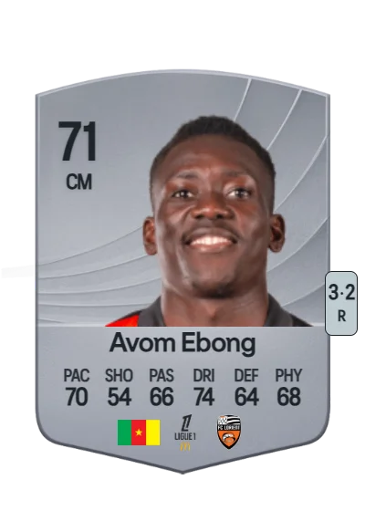 Arthur Avom Ebong card