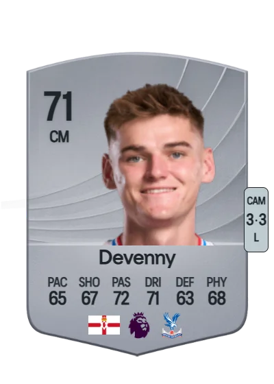 Justin Devenny card