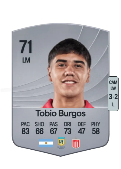 Joaquín Tobio Burgos card