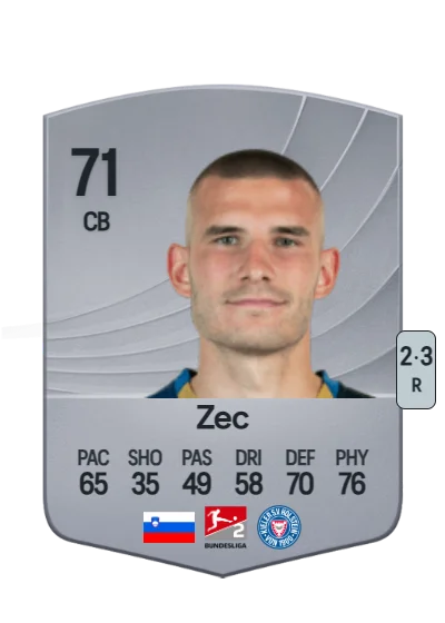 David Zec card