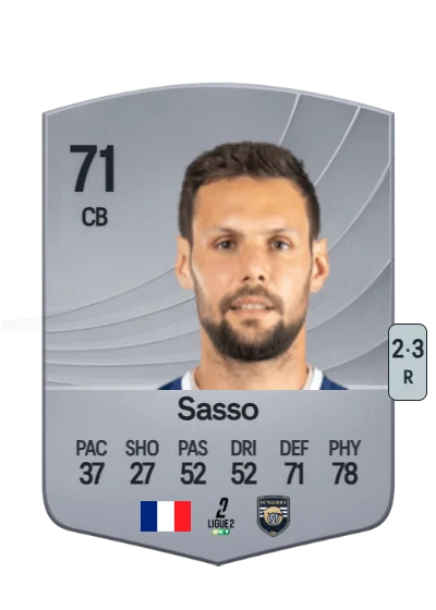 Vincent Sasso card