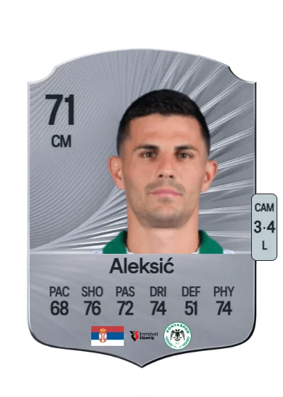 Danijel Aleksić card
