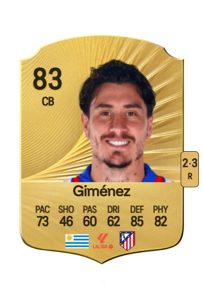 José María Giménez card