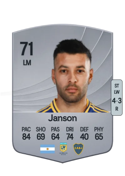 Lucas Janson card
