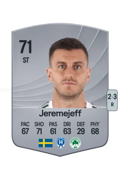 Alexander Jeremejeff card