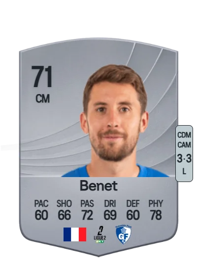 Jessy Benet card