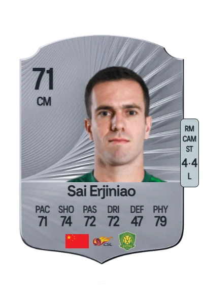 Erjiniao Sai card