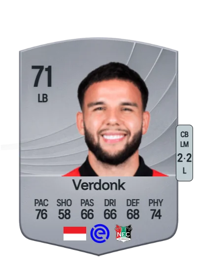 Calvin Verdonk card