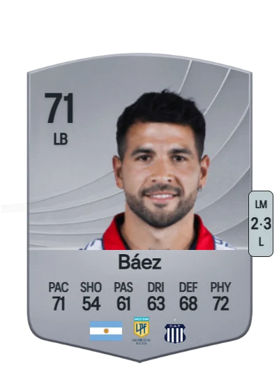 Gabriel Báez card