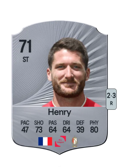 Thomas Henry card
