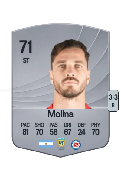 Tomás Molina card