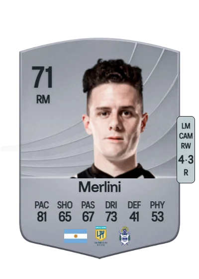 Bautista Merlini card