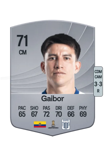 Fernando Gaibor card